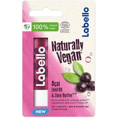 Labello Naturally Vegan Açai Seed Oil &amp; Shea Butter 5,2 ml