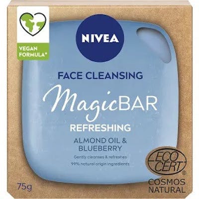 Nivea Face Cleansing Refreshing Magic Bar Almond Oil &amp; Blueberry 75 g