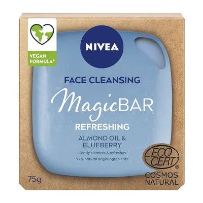 Nivea Face Cleansing Refreshing Magic Bar Almond Oil &amp; Blueberry 75 g