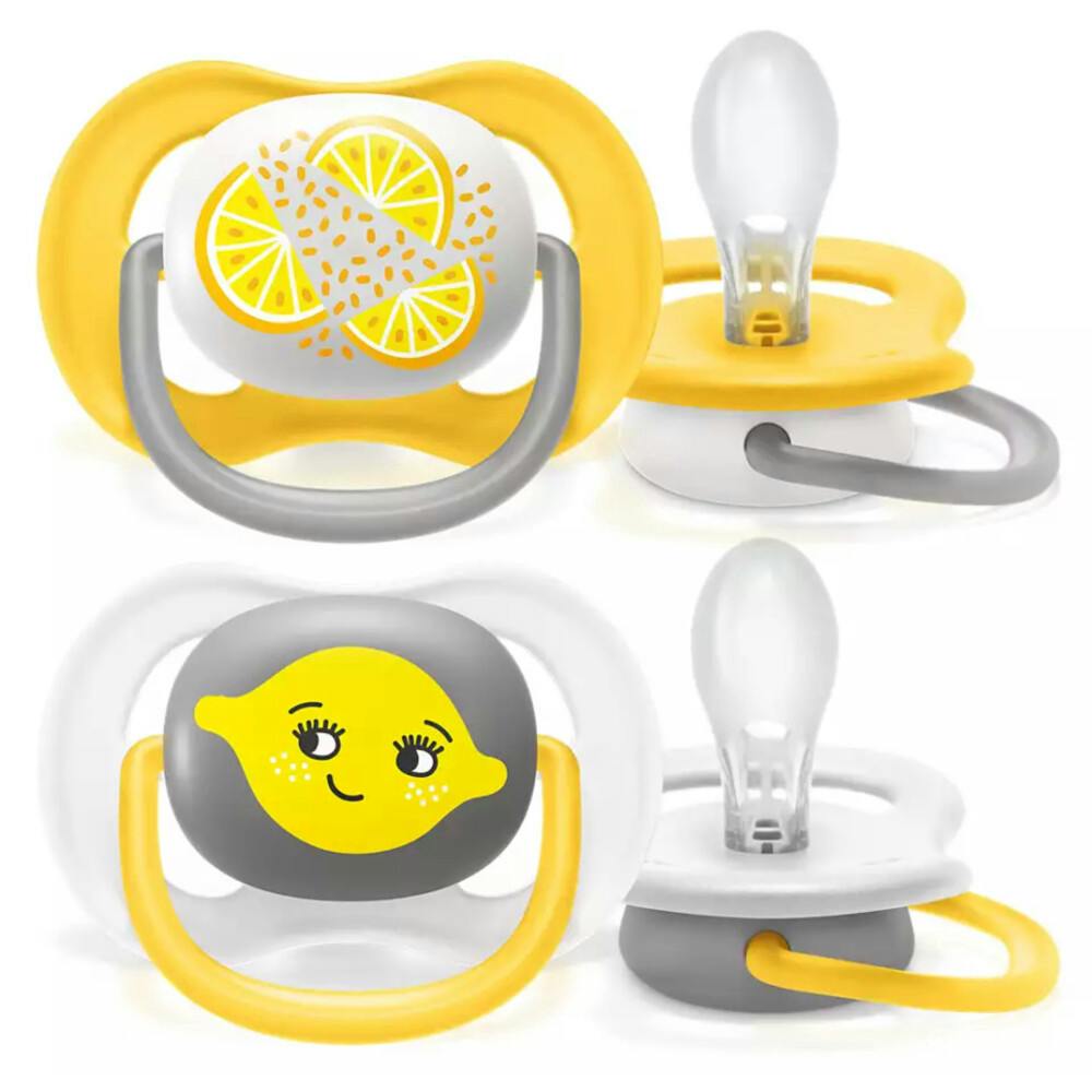 Philips Avent Napp Ultra Air Happy Lemon 6-18M 2 st