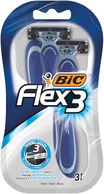 Bic Flex 3 Disposable Razors 3 stk