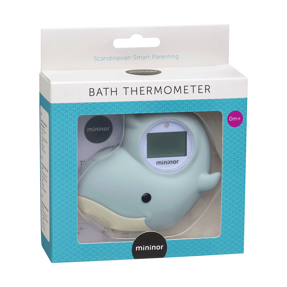Mininor Bath Thermometer Whale 1 stk