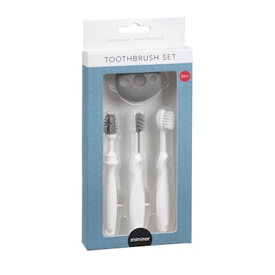 Mininor Toothbrush Set 3 st