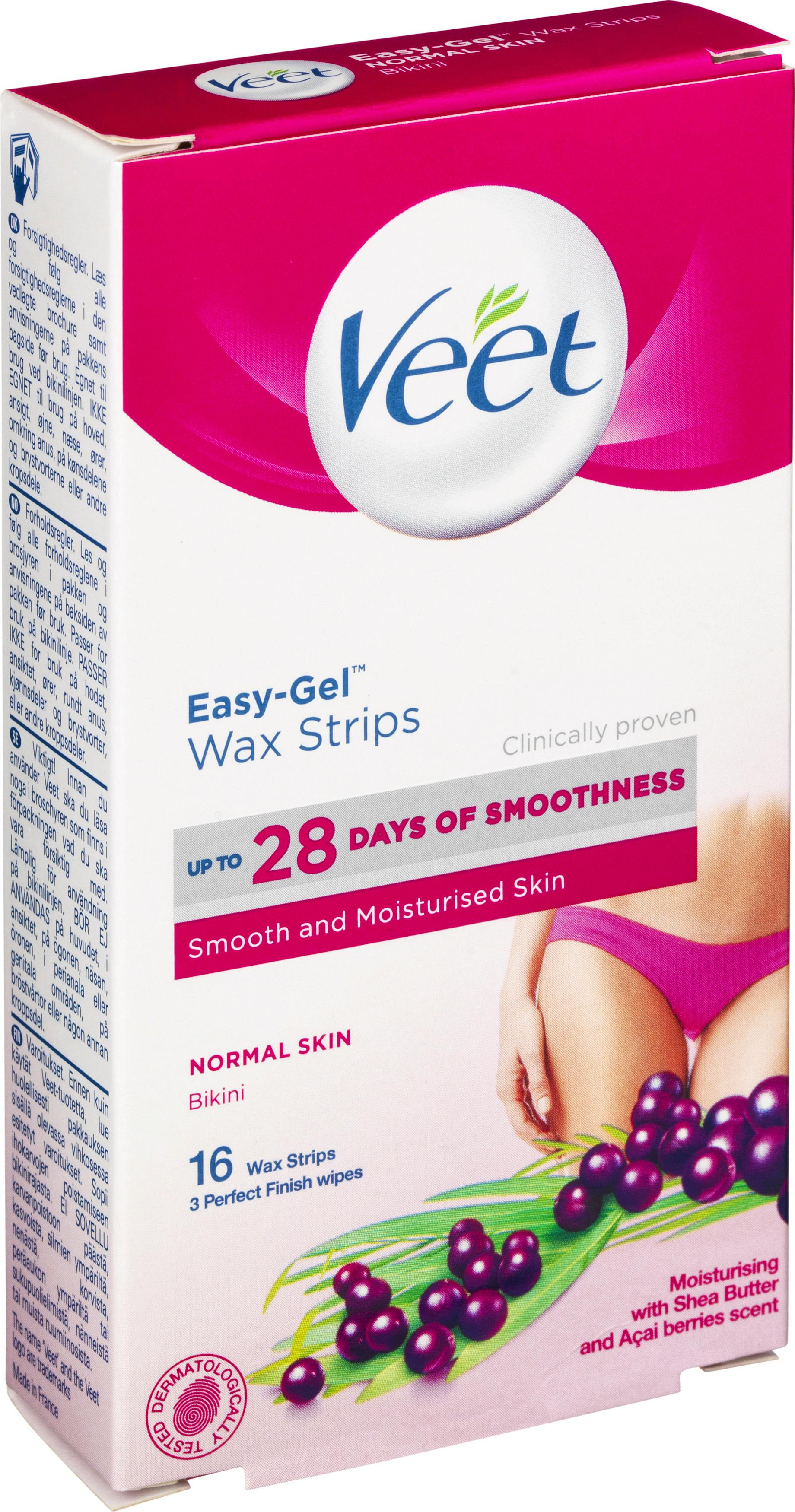 Veet EasyGel Wax Strips 16 stk 56.95 kr