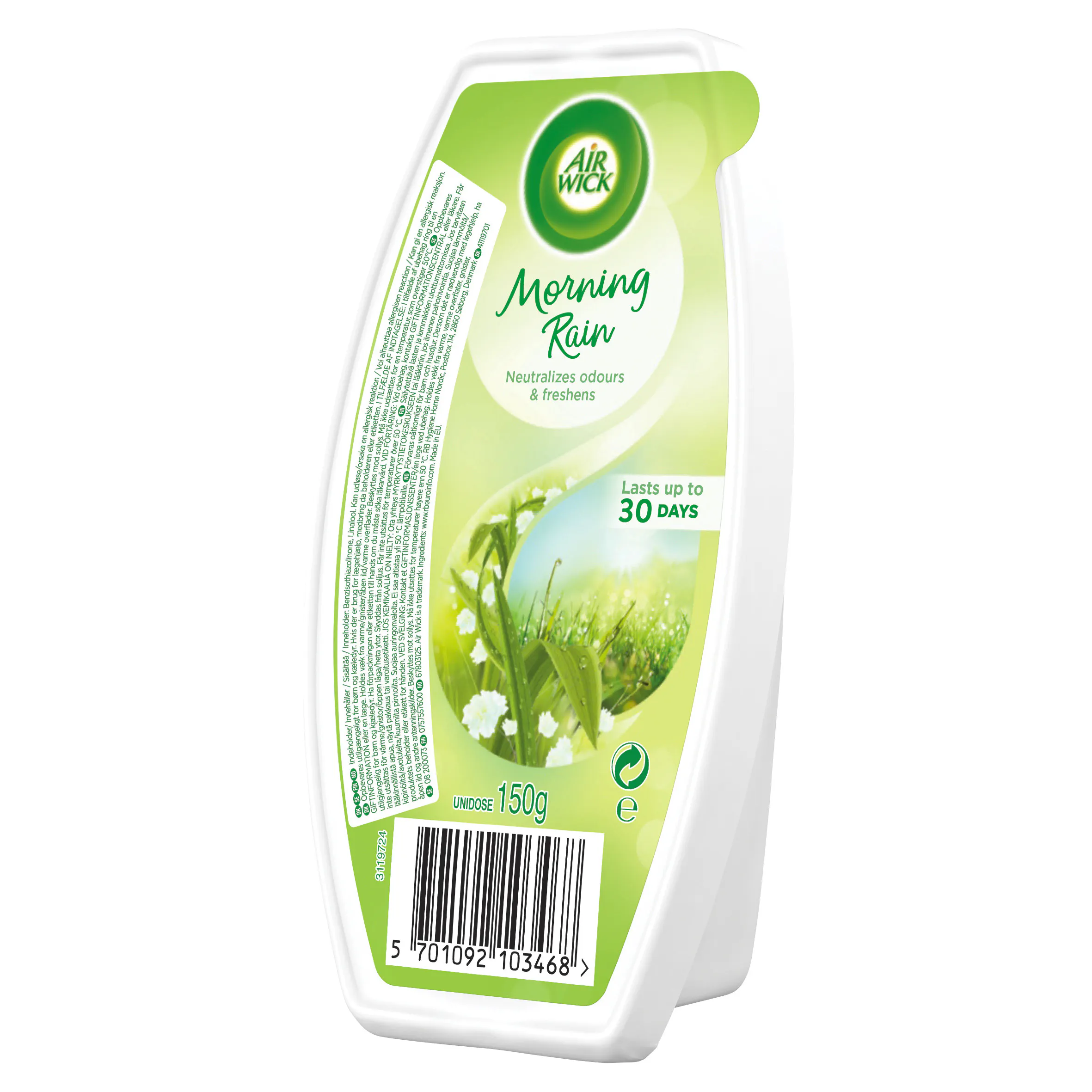 Air Wick Air Freshener Gel Block Morning Rain 150 g