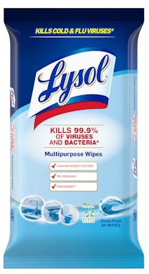 Lysol Multipurpose Cleaning Wipes 60 kpl