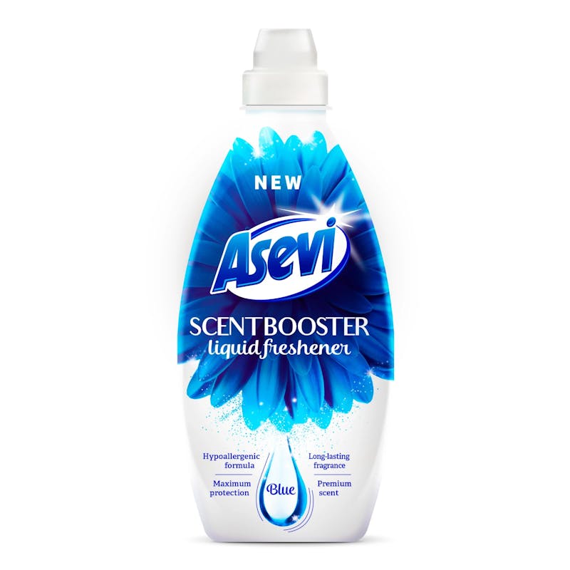 Asevi Scent Booster Liquid Laundry Fabric Softener Freshener Blue 720 ml