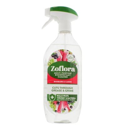 Zoflora Multi-Purpose Disinfectant Cleaner Spray Rhubarb &amp; Cassis 800 ml