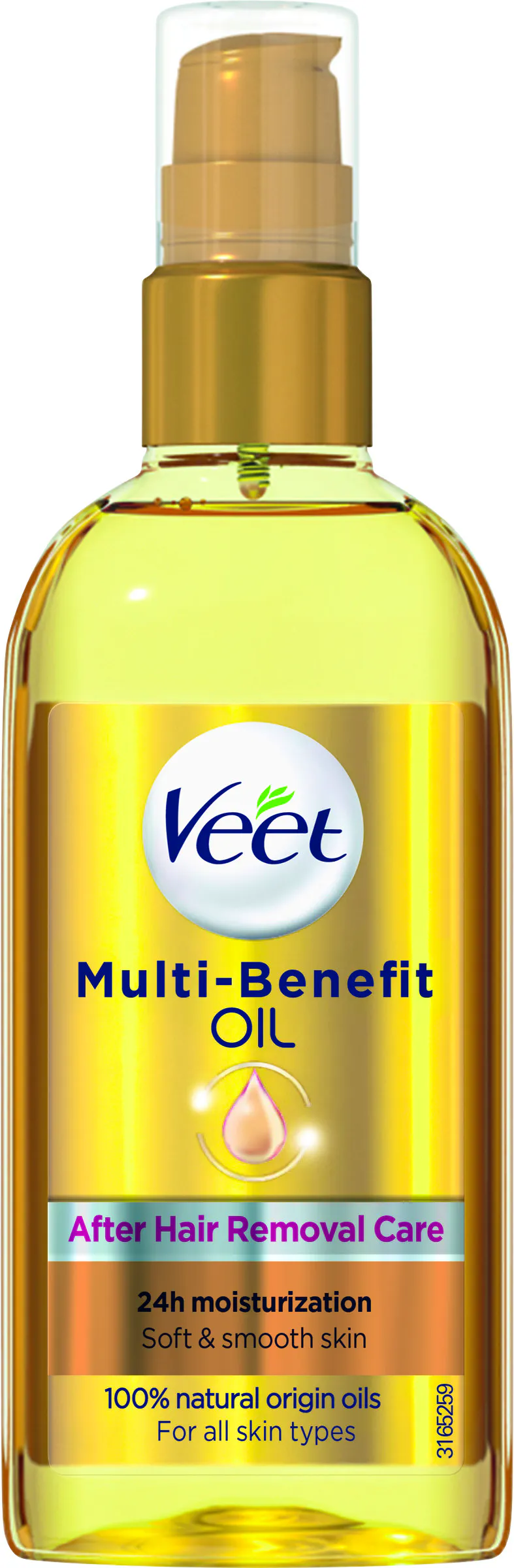 Veet Multi Benefit Oil After Hair Removal Care 100 ml