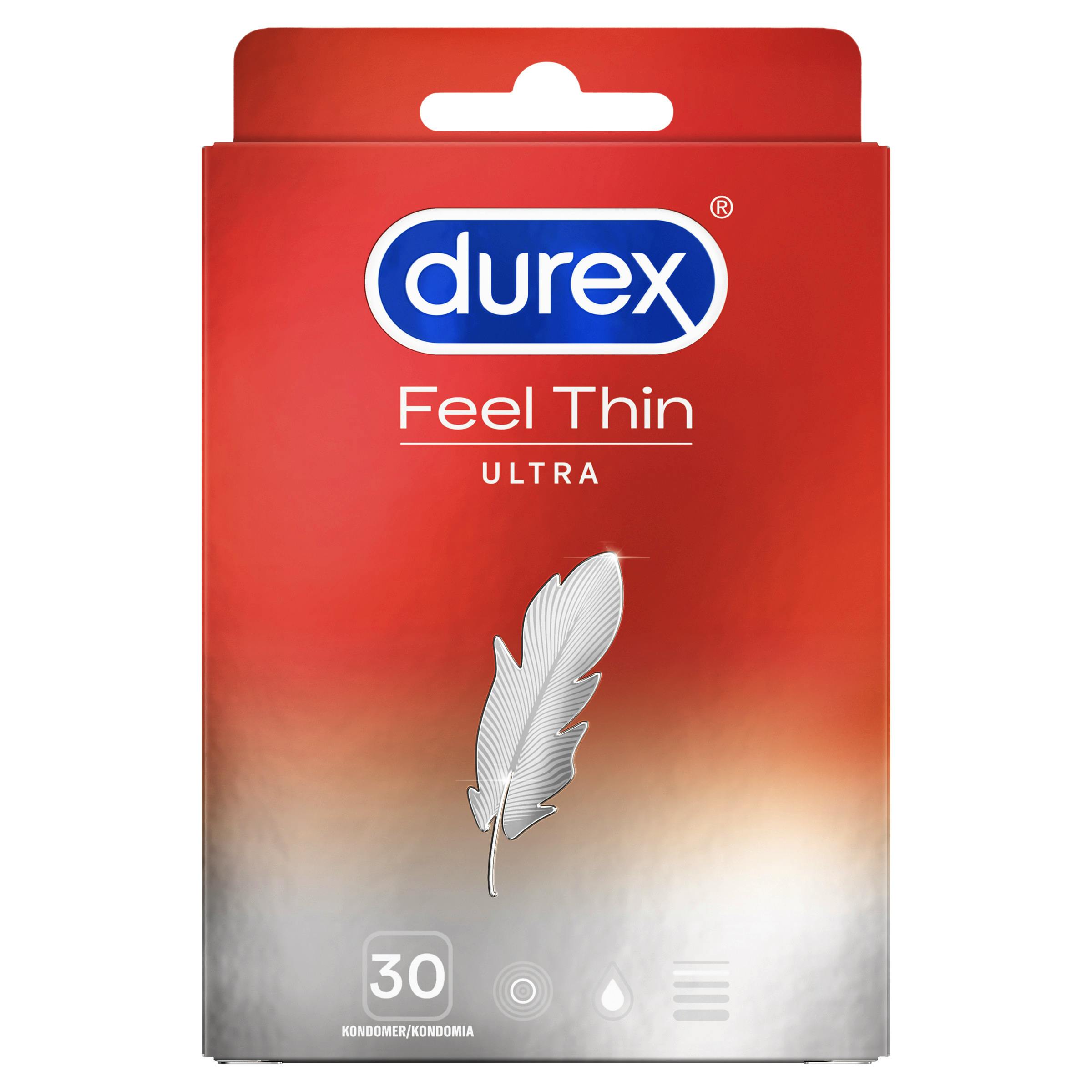 Durex Feel Thin Ultra 30 pcs - 17.99 EUR - luxplus.be