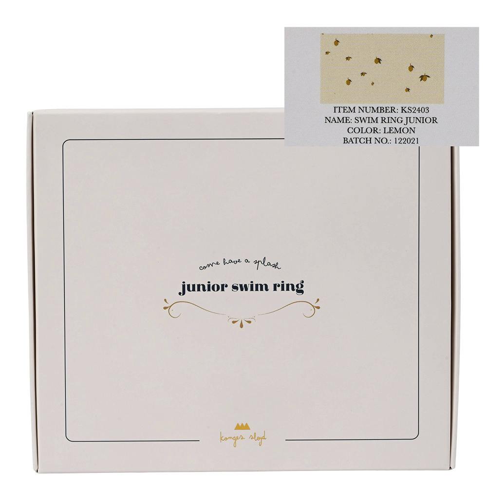 Konges Sløjd Junior Swim Ring Lemon 1 stk 179.95 kr + Fri Frakt og