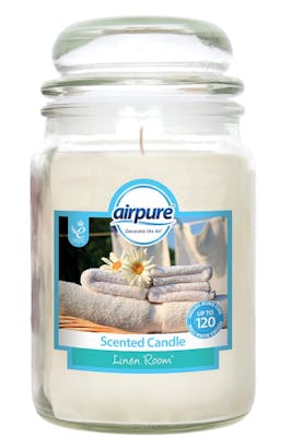 Airpure Linen Room Scented Jar Candle 510 g