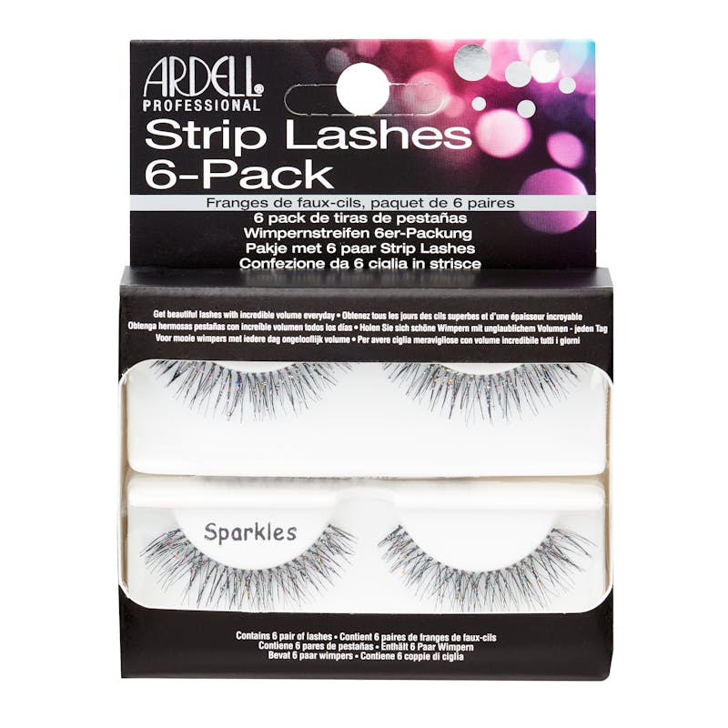 Ardell Strip Lashes Sparkles 6 Pack 6 pair