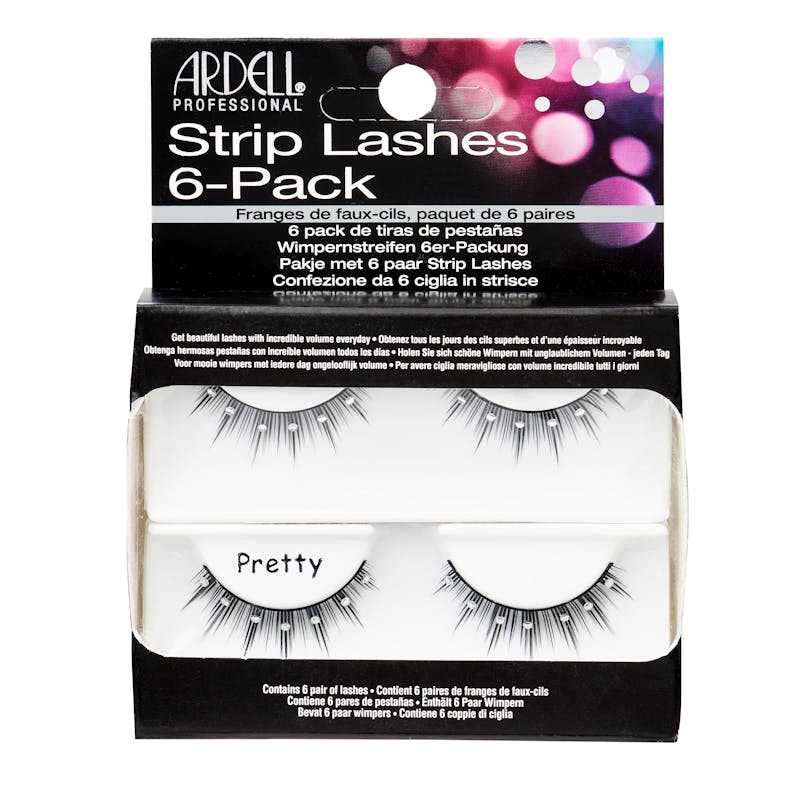 Ardell Strip Lashes Pretty 6 Pack 6 pair