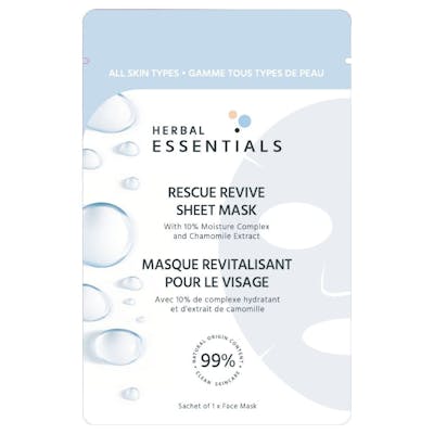 Herbal Essentials Rescue Revive Sheet Mask 1 stk