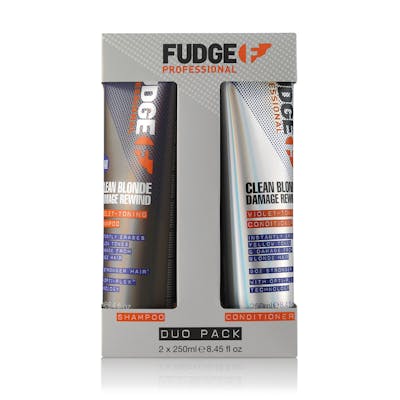 Fudge Clean Blonde Damage Rewind Violet Duo 250 ml