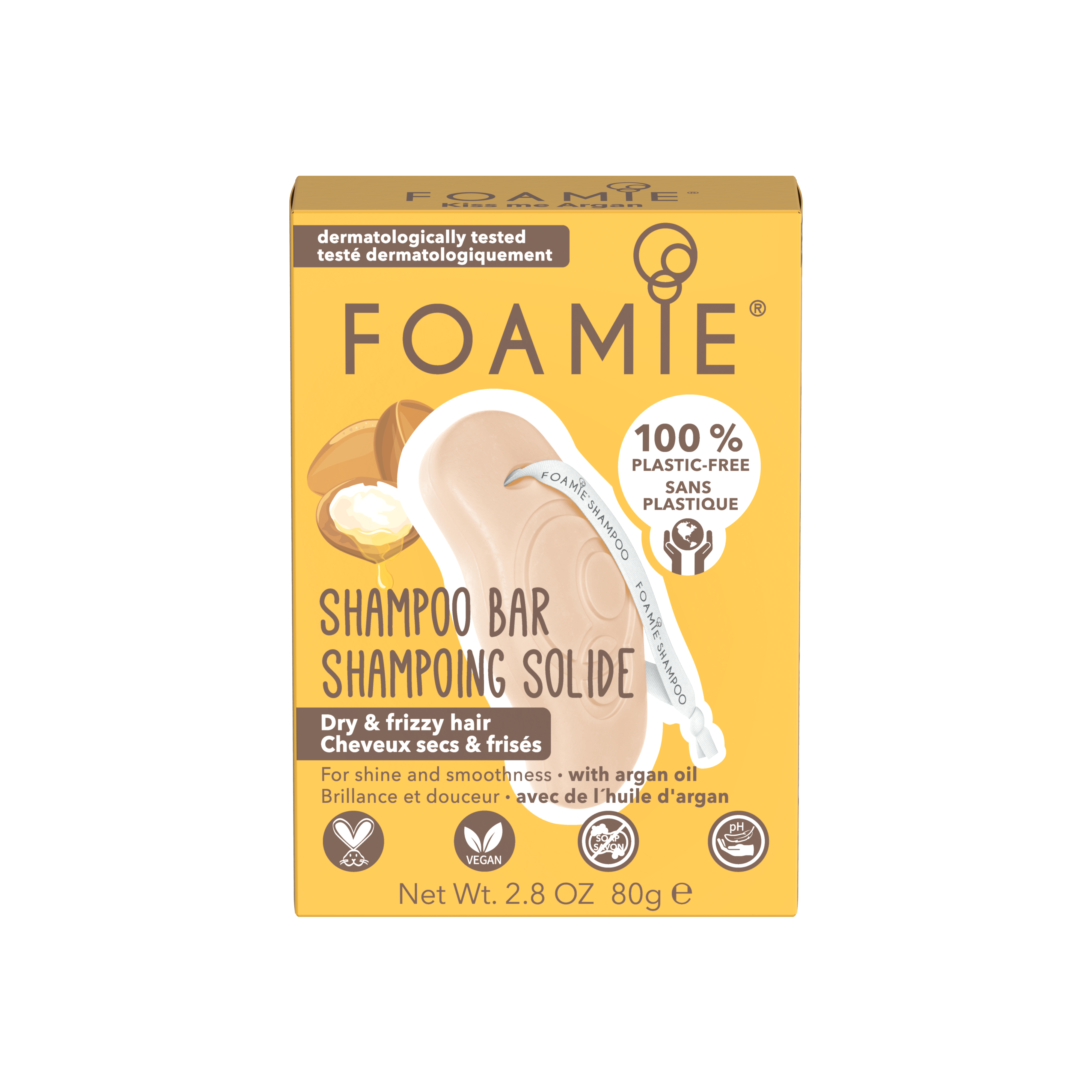 Foamie Shampoo Bar Kiss Me Argan 80 g