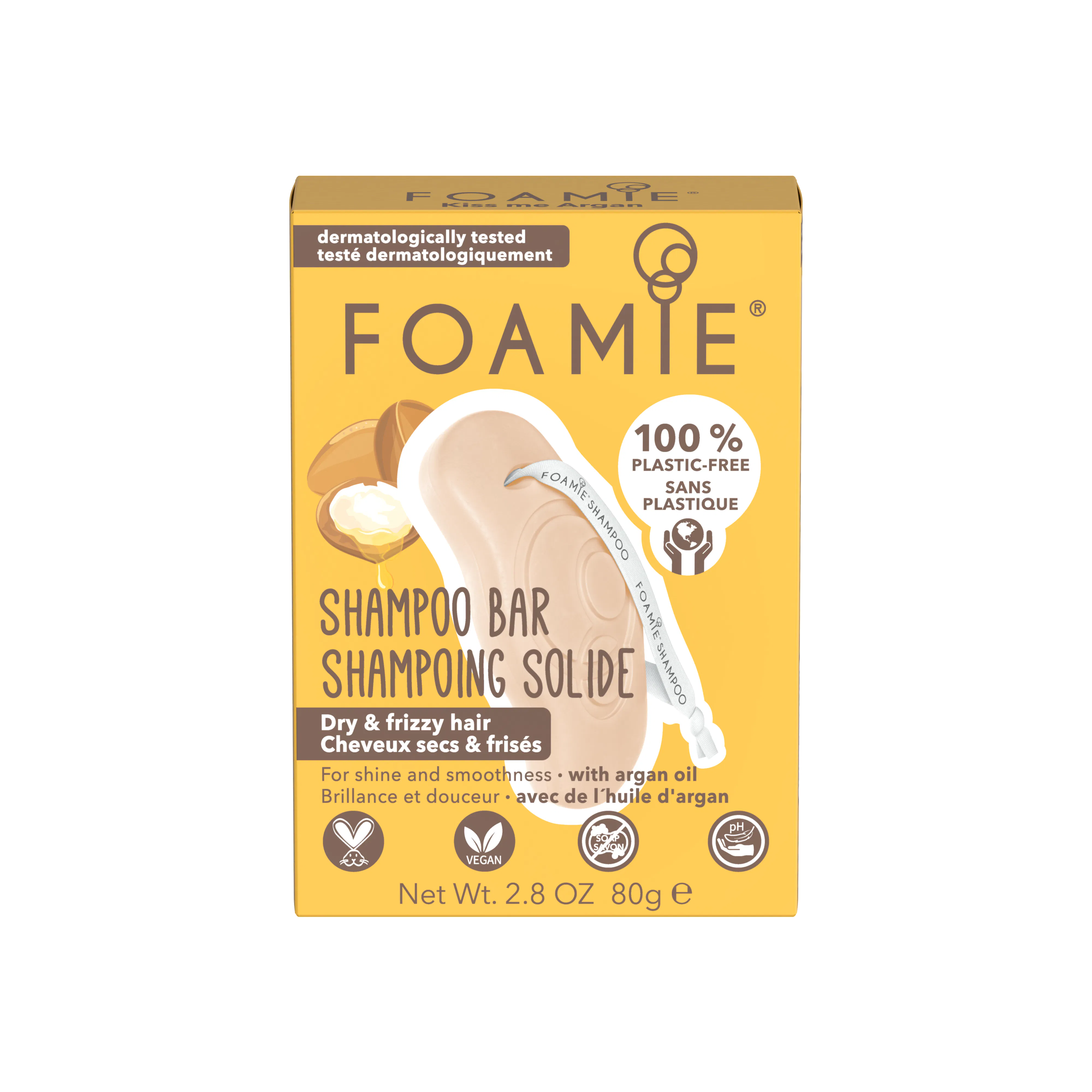 Foamie Shampoo Bar Kiss Me Argan 80 g