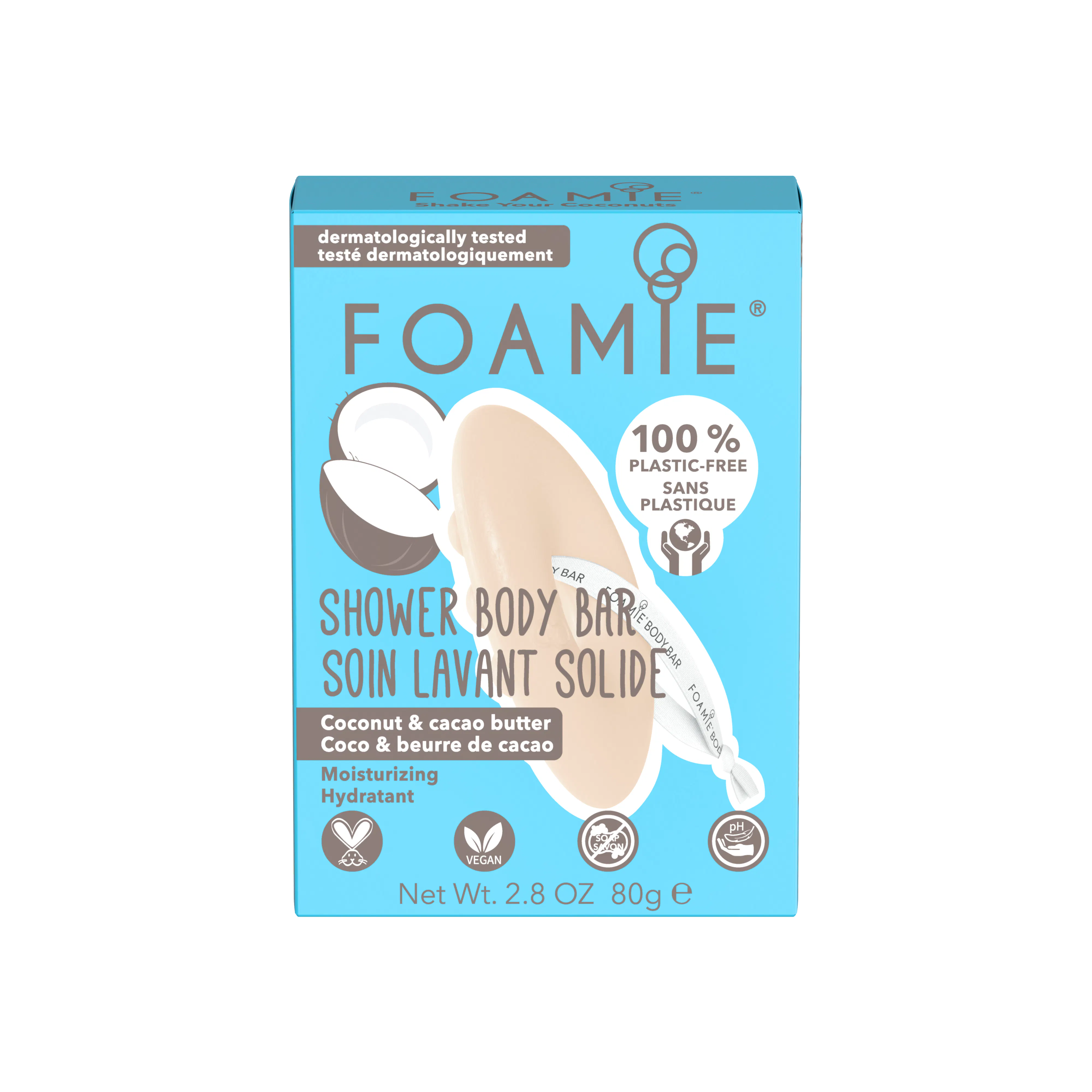 Foamie Shower Body Bar Shake Your Coconuts 80 g