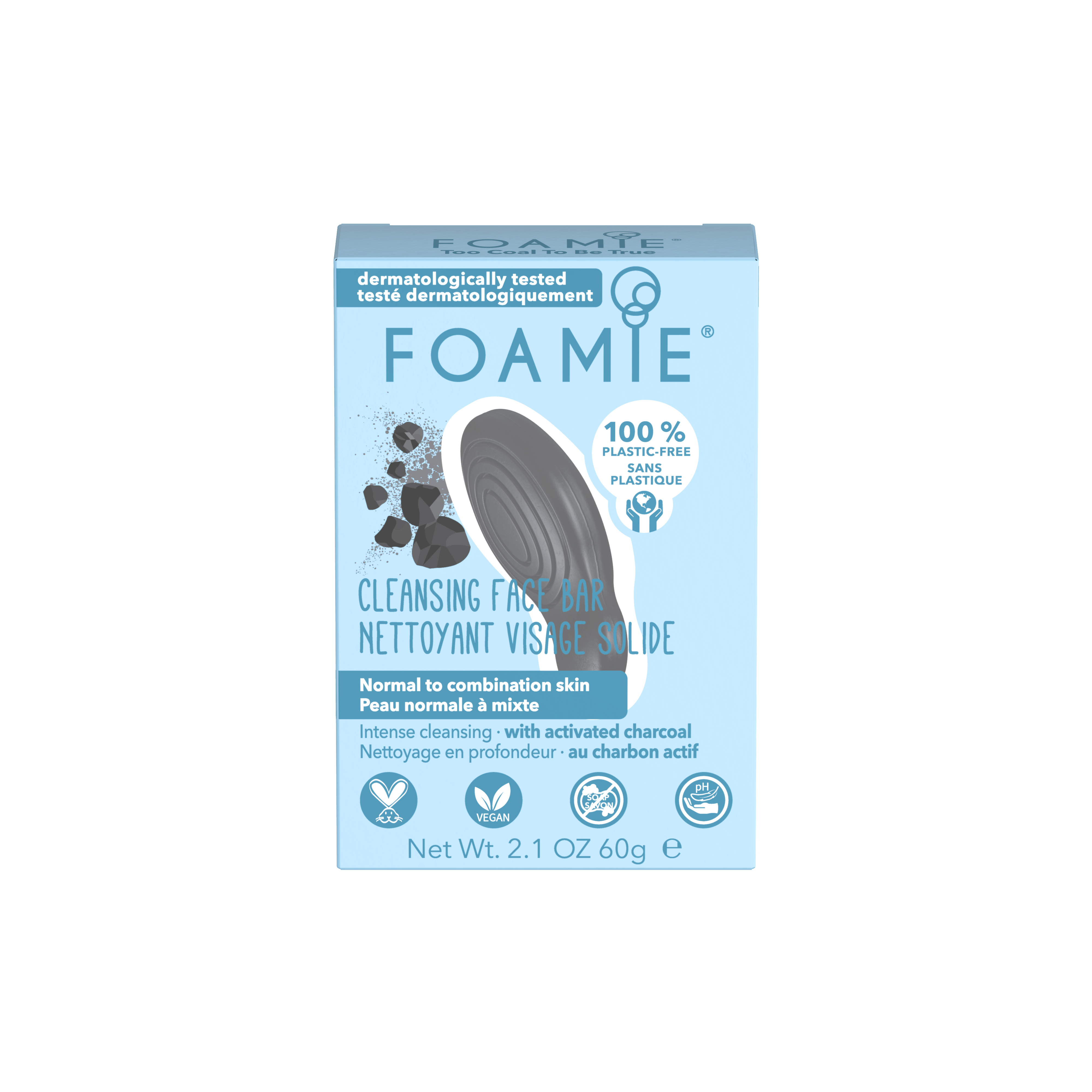 Foamie Cleansing Face Bar To Coal To Be True 60 g £3.99