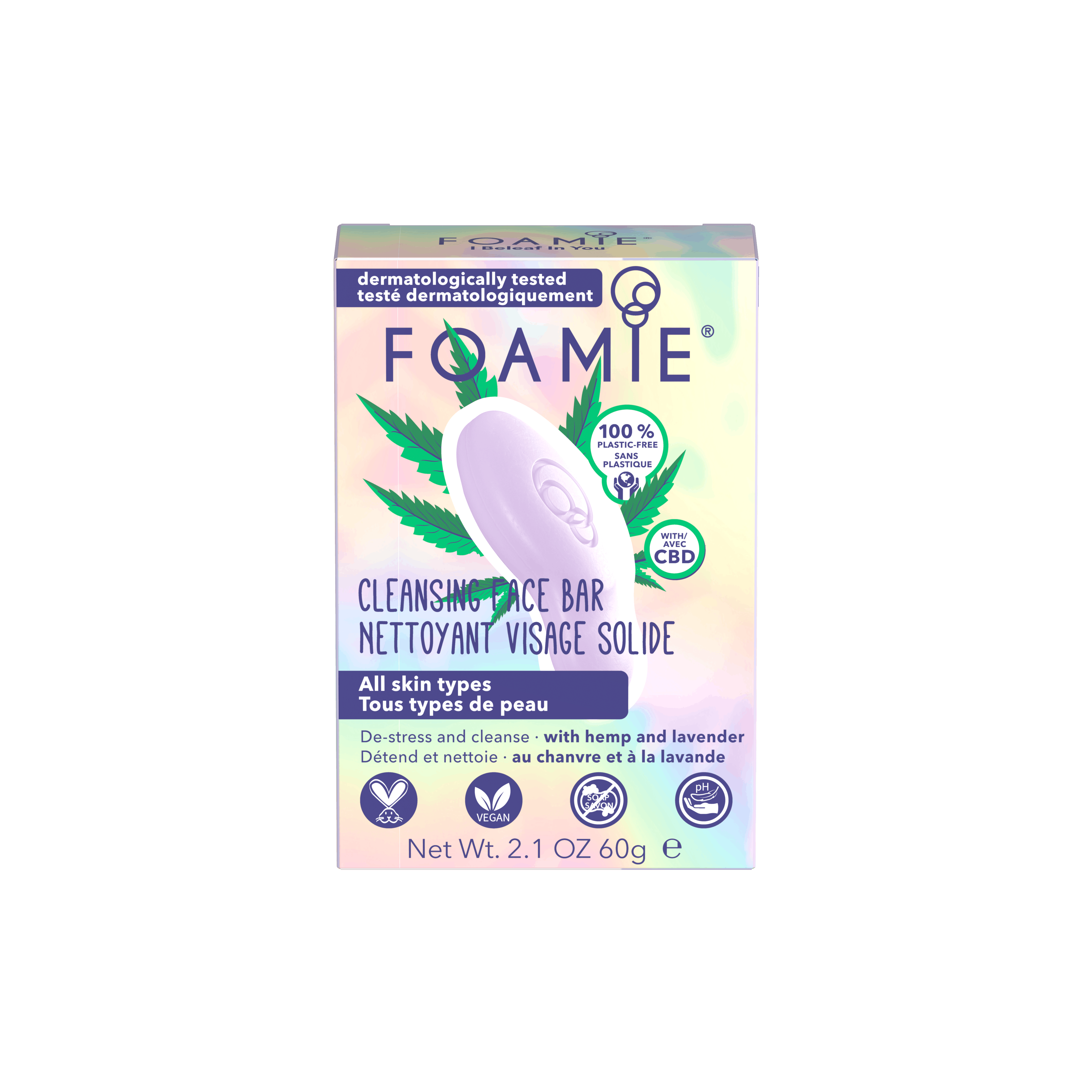 Foamie Cleansing Face Bar I Beleaf In You 60 g £3.99