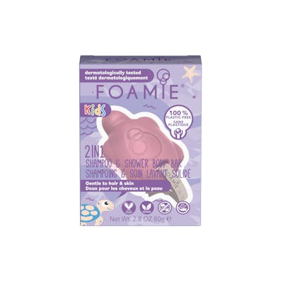 Foamie 2in1 Shampoo &amp; Shower Body Bar For Kids Turtely Cute 80 g