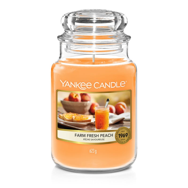 Yankee Candle  Classic Large Jar Farm Fresh Peach 623 g