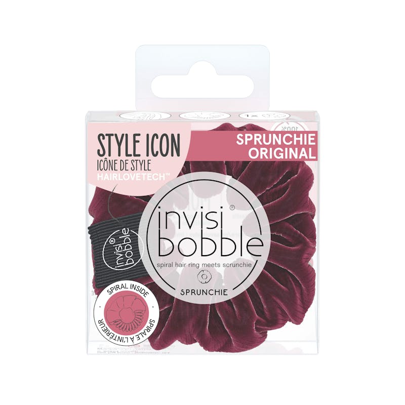 Invisibobble Sprunchie Hair Elastic Red Wine Is Fine 1 kpl