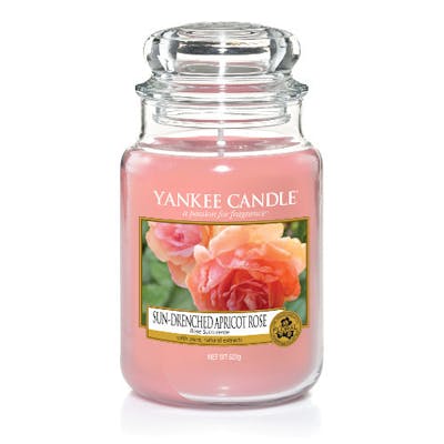 Yankee Candle Classic Large Jar Drenched Apricot Rose 623 g