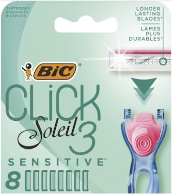 Bic Click Soleil 3 Sensitive 8 kpl