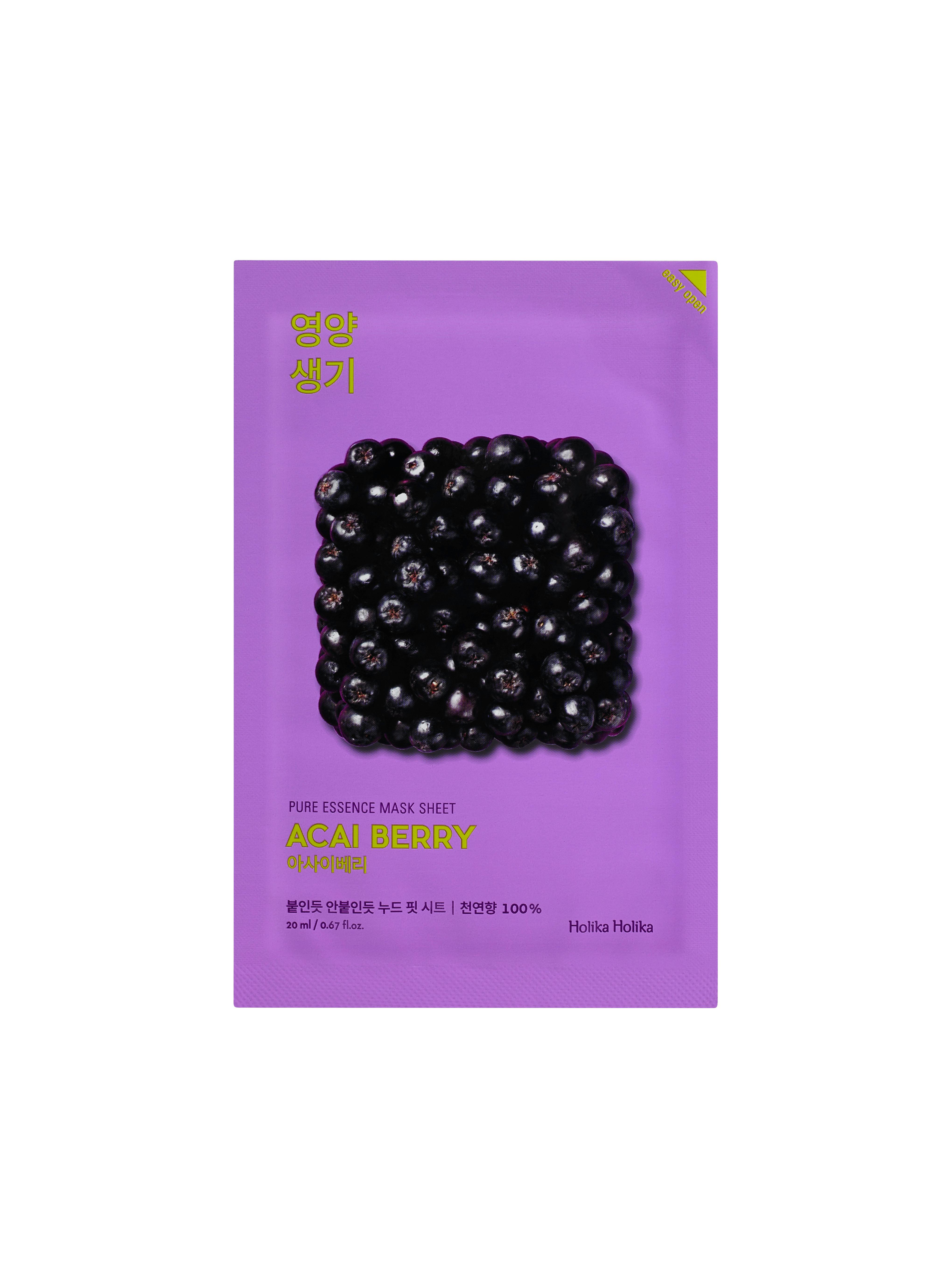 Holika Holika Pure Essence Mask Sheet Acai Berry 20 ml