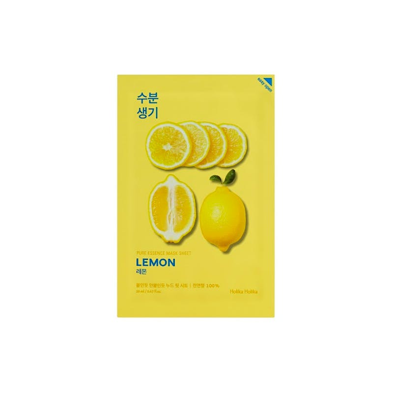 Holika Holika Pure Essence Mask Sheet Lemon 3 ml - Ansiktsmask hos Luxplus