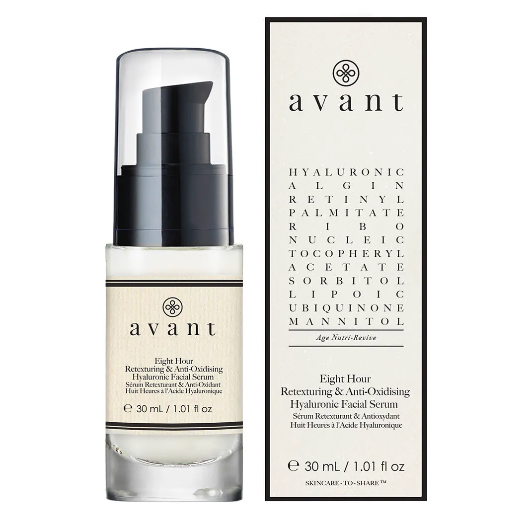 Avant Eight Hour Antioxidising & Retexturing Hyaluronic Facial Serum 30 ml