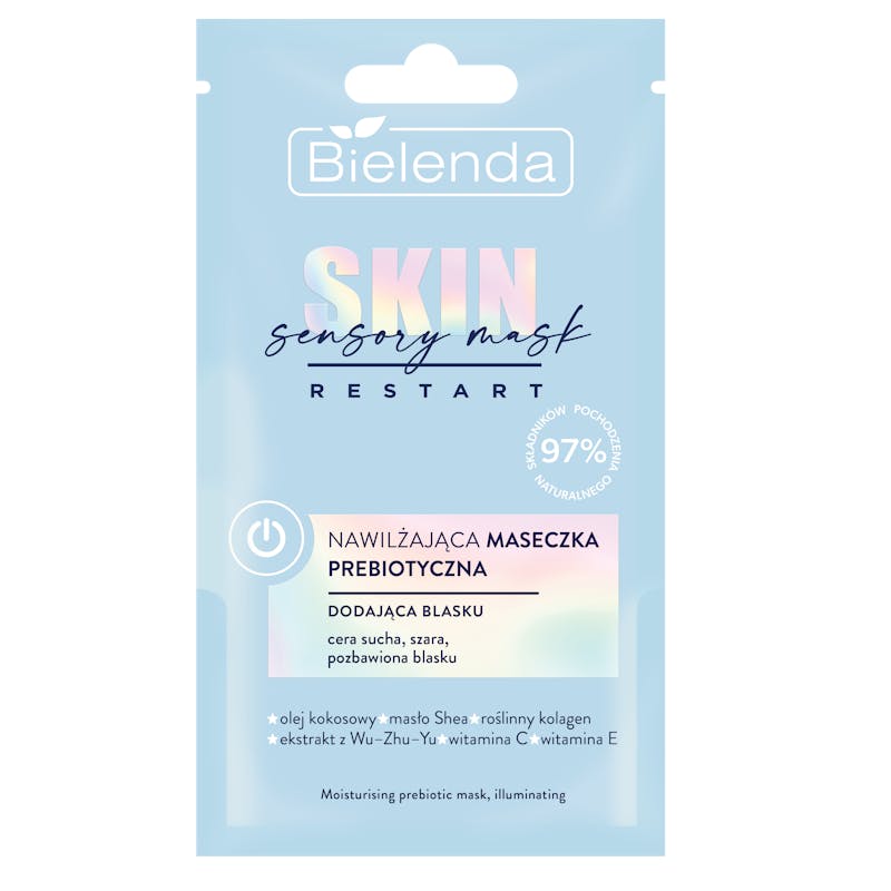 Bielenda Skin Restart Sensory Glowing Moisturizing Prebiotic Mask 8 g