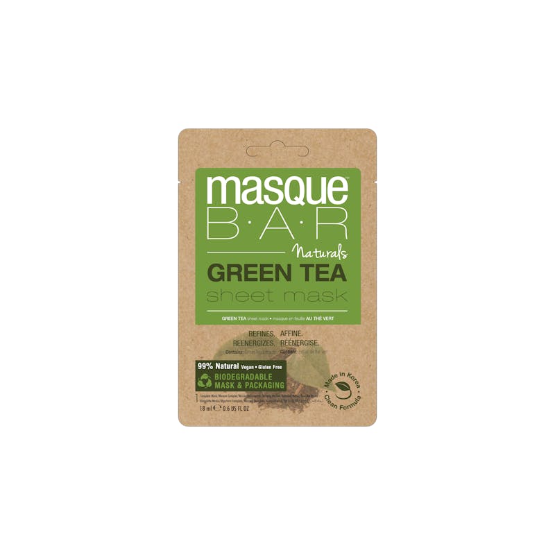 Masquebar Naturals Green Tea Sheet Mask 18 ml