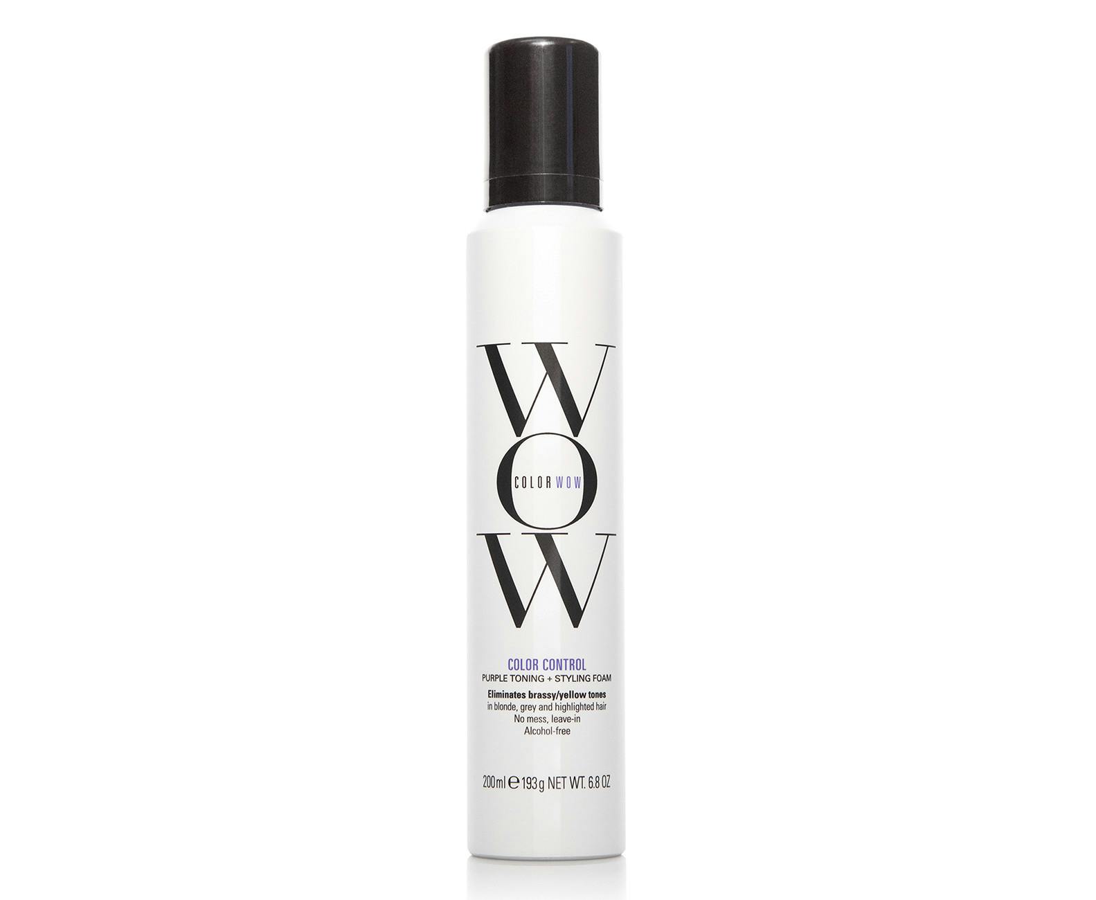 Color WoW Color Control Purple Toning and Styling Foam 200 ml