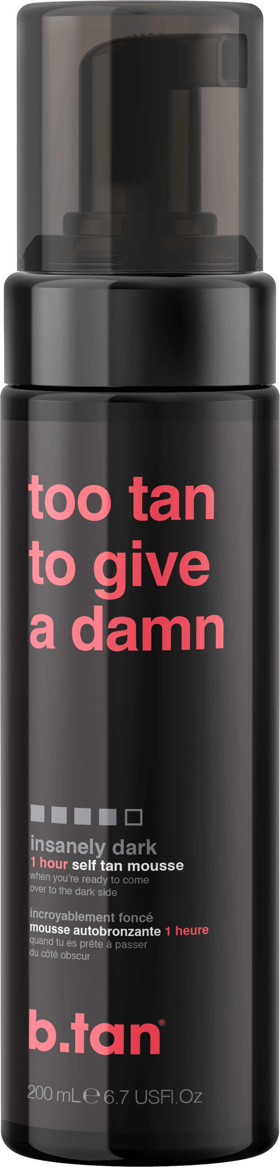 B.Tan Self Tanning Mousse Too Tan To Give A Damn 200 ml
