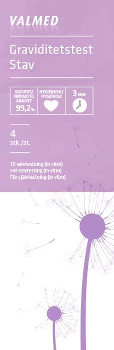 Valmed Graviditetstest Stav 4 stk