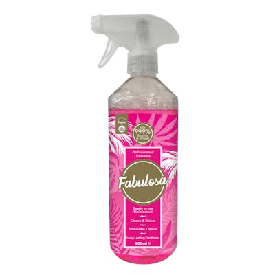 Fabulosa Ready To Use Disinfectant Spray Pink Coconut Sunshine 500 ml
