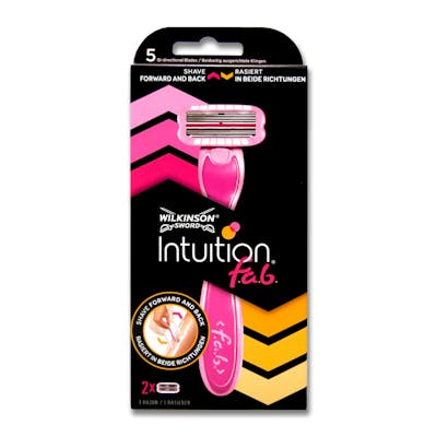 Wilkinson Sword Intuition Fab Razor + 1 Replacement Blade 3 st