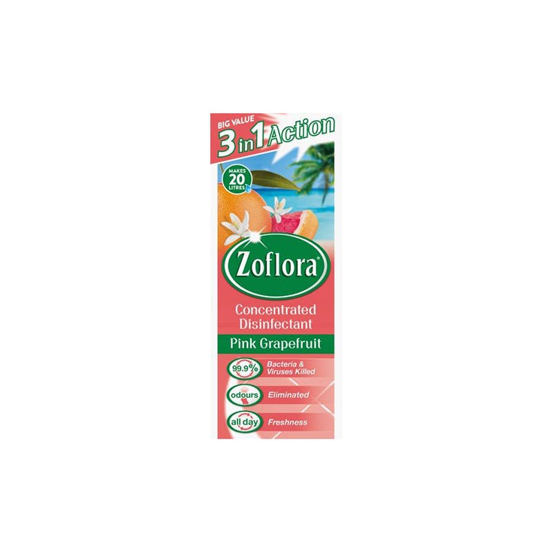 Zoflora Concentrated Disinfectant Pink Grapefruit 500 ml