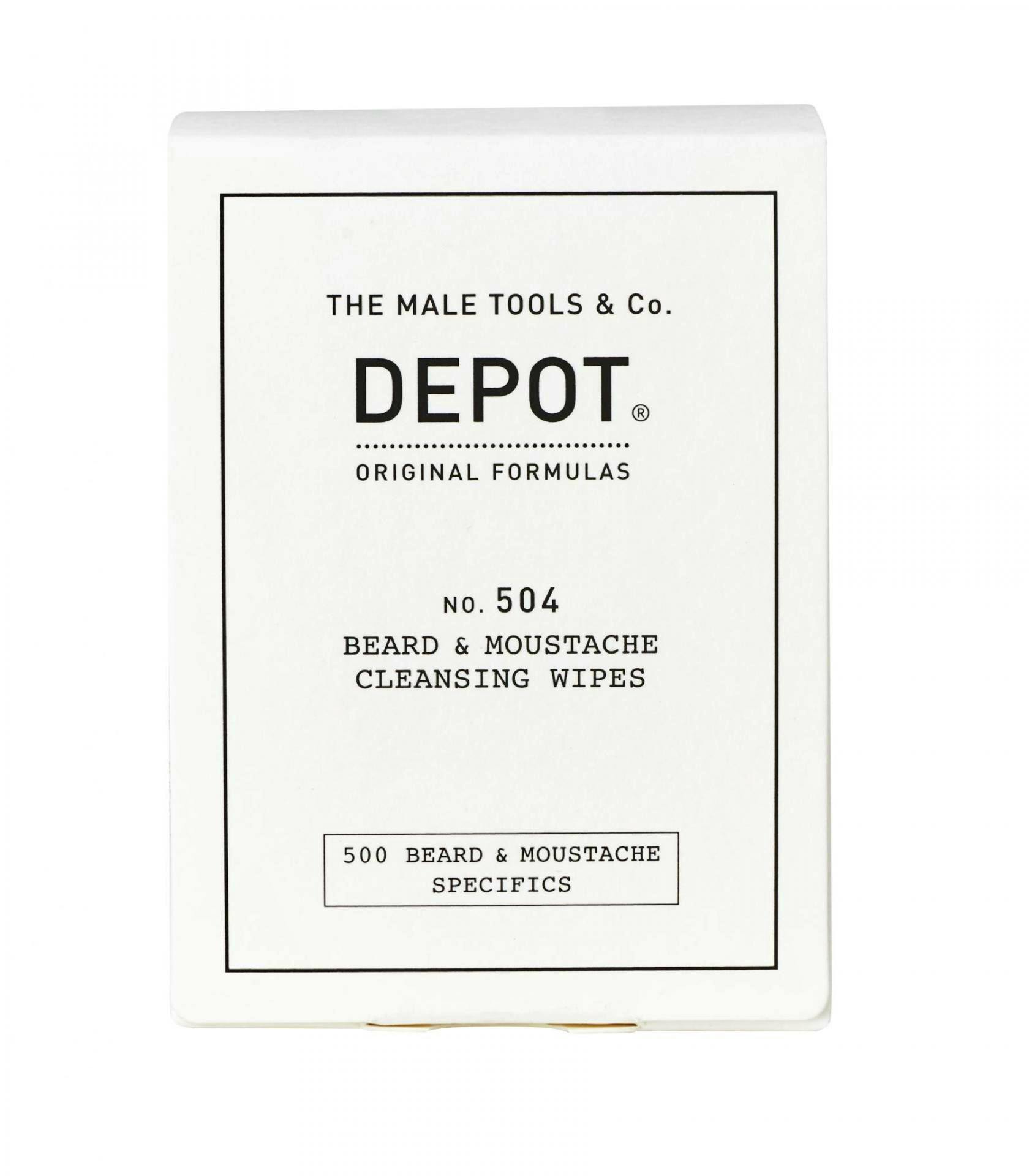 Depot No. 504 Beard Cleansing Wipes 12 st