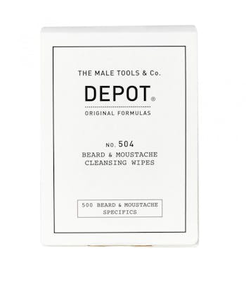 Depot No. 504 Beard Cleansing Wipes 12 pcs