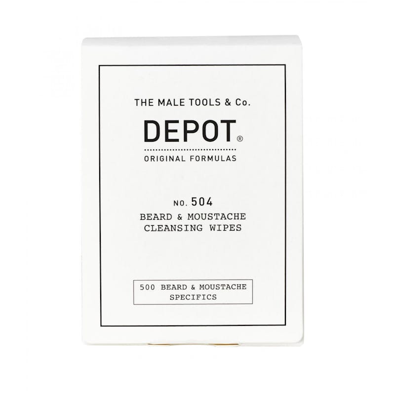 Depot No. 504 Beard Cleansing Wipes 12 pcs