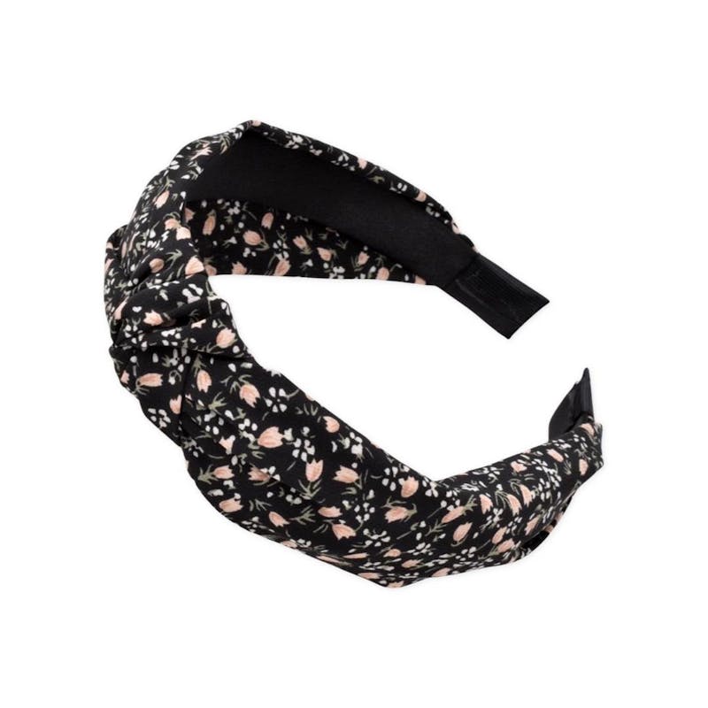 Beauty Flow Flower Headband Deep Black 1 st