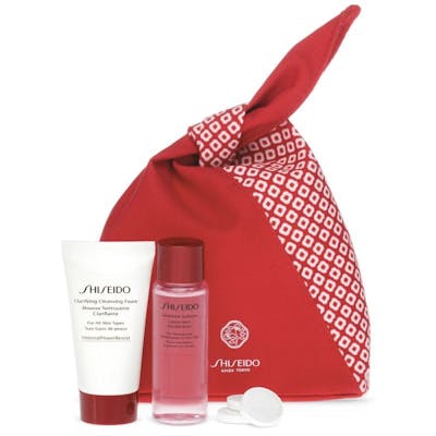 Shiseido Cleanse & Balance Travel Kit 2 x 30 ml + 3 kpl