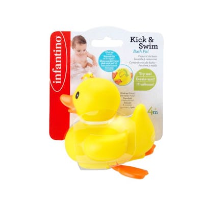 Infantino Kids Kick & Swim Bath Pal Duck 4M+ 1 st