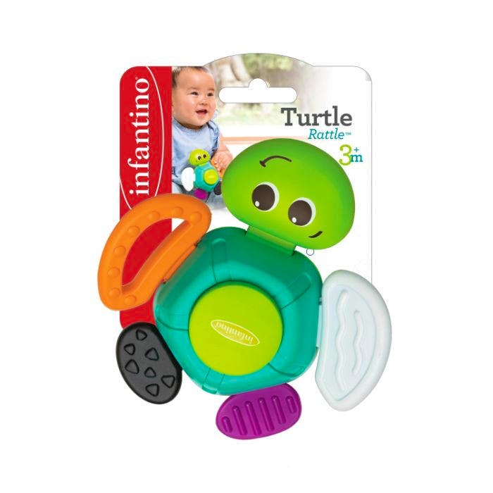 Infantino Turtle Rattle 3M+ 1 pcs - £4.75
