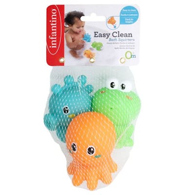 Infantino Kids Easy Clean Bath Squirters 0M+ 3 stk