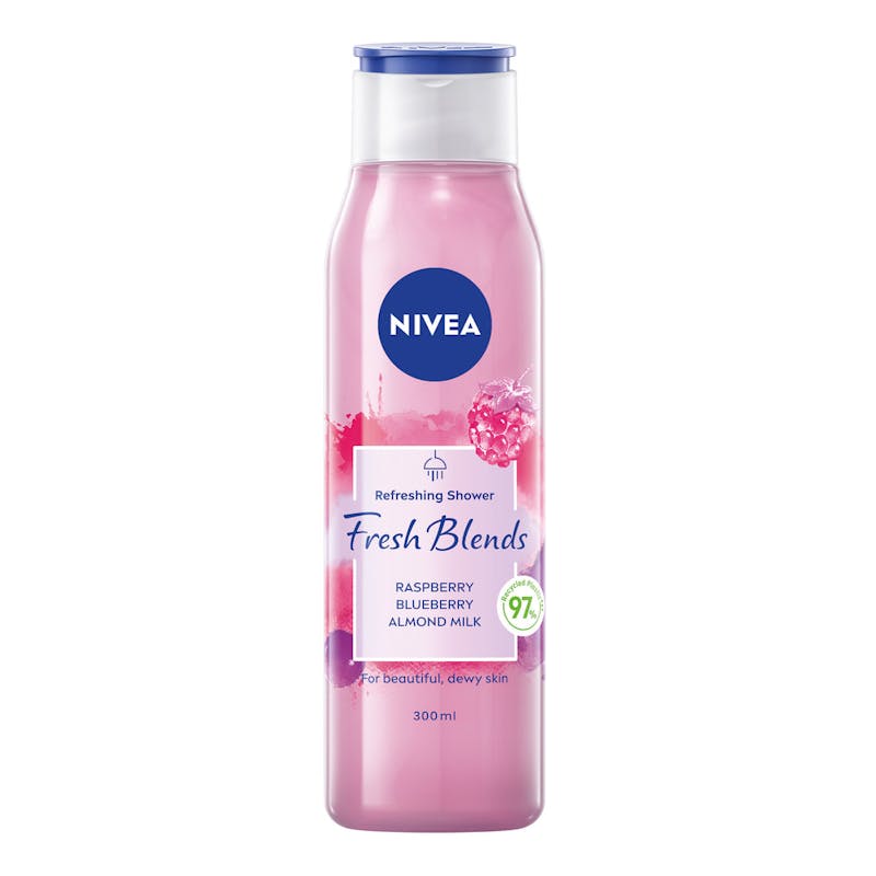 Nivea Fresh Blends Raspberry &amp; Blueberry &amp; Almond Milk 300 ml